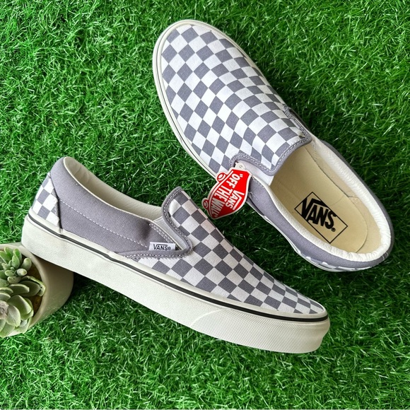 💫Vans Classic Slip On Checkerboard SEND OFFERS - Picture 4 of 8